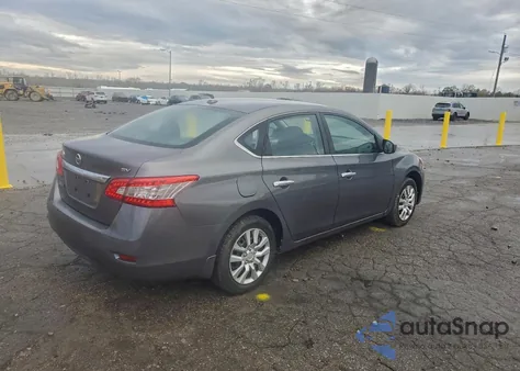 2015 Nissan Sentra S from USA, damaged, VIN 3N1AB7AP2FL644827